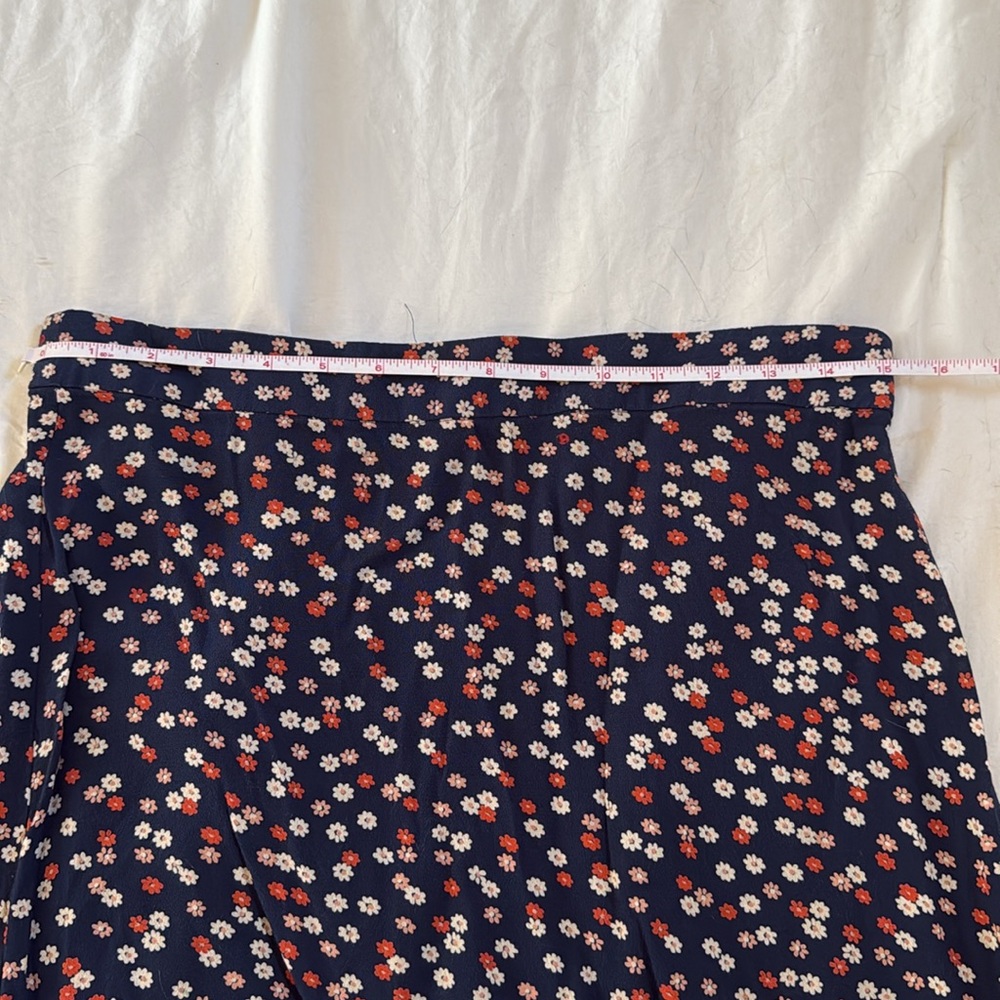 Madewell Blue Midi Floral Skirt - Picture 5 of 6